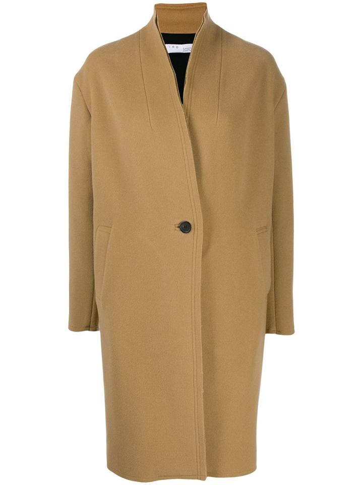 Iro Single Breasted Coat - Neutrals
