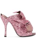 No21 Glitter Effect Sandals - Pink & Purple