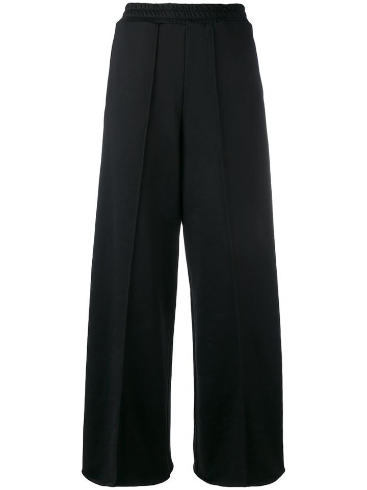 Golden Goose Deluxe Brand - Wide Leg Long Trousers - Women - Cotton/polyamide/viscose - S, Black, Cotton/polyamide/viscose