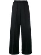 Golden Goose Deluxe Brand - Wide Leg Long Trousers - Women - Cotton/polyamide/viscose - S, Black, Cotton/polyamide/viscose