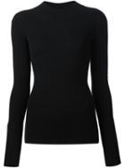 Maiyet Mock Neck Sweater, Women's, Size: Large, Black, Cashmere