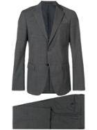 Z Zegna Two Piece Fitted Suit - Grey