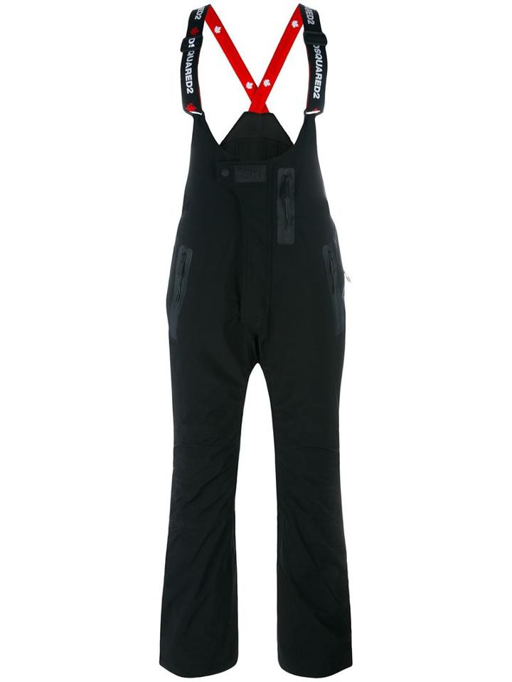Dsquared2 Ski Overalls, Men's, Size: 52, Black, Polyester/spandex/elastane/polyamide