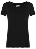 Lygia & Nanny V-neck T-shirt - Black