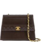 Chanel Vintage Quilted Detail Shoulder Bag - Brown