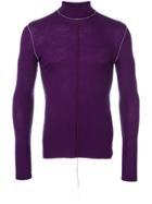Maison Margiela Inside-out Effect Sweater - Pink & Purple