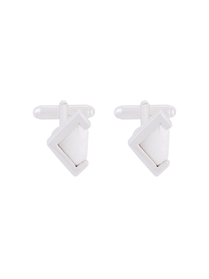 Mehem Geometric Cufflinks - Metallic