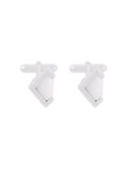 Mehem Geometric Cufflinks - Metallic