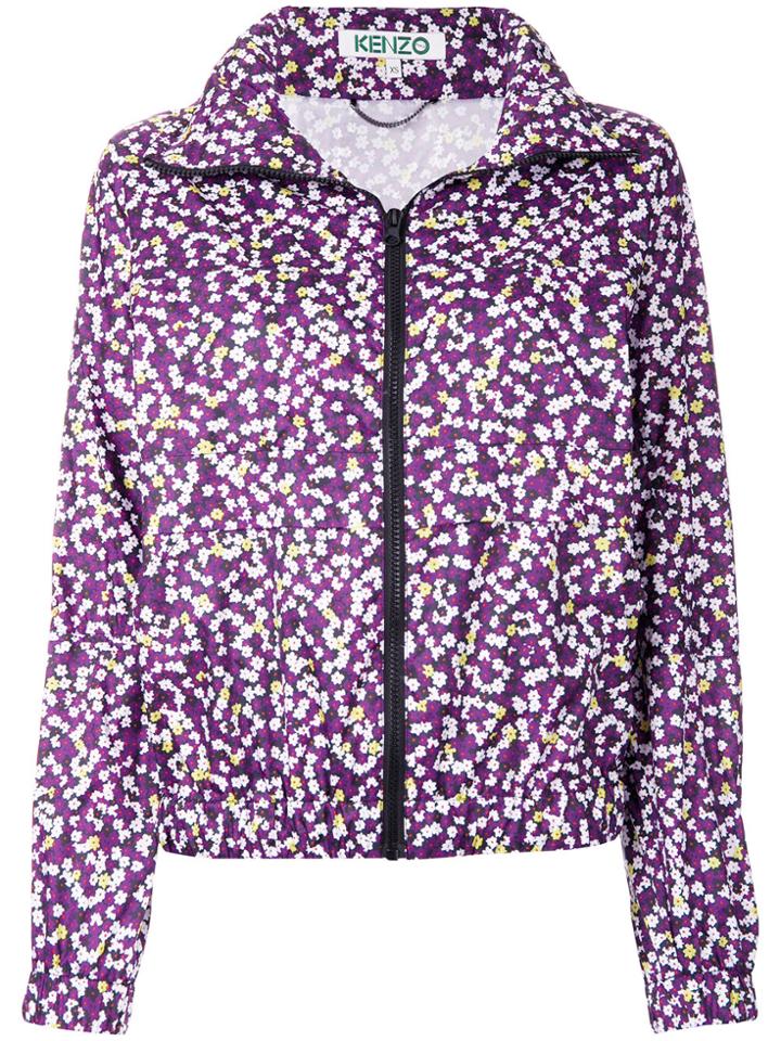 Kenzo Floral Jacket - Pink & Purple