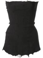 Marc Le Bihan Strapless Top - Black