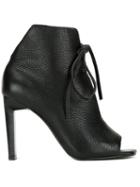 Manning Cartell Open-toe Ankle Boots, Women's, Size: 41, Black, Calf Leather