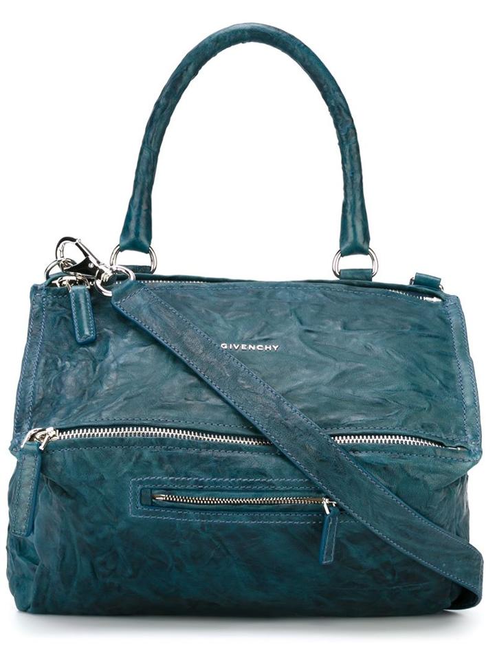 Givenchy Medium Pandora Tote, Women's, Blue, Leather