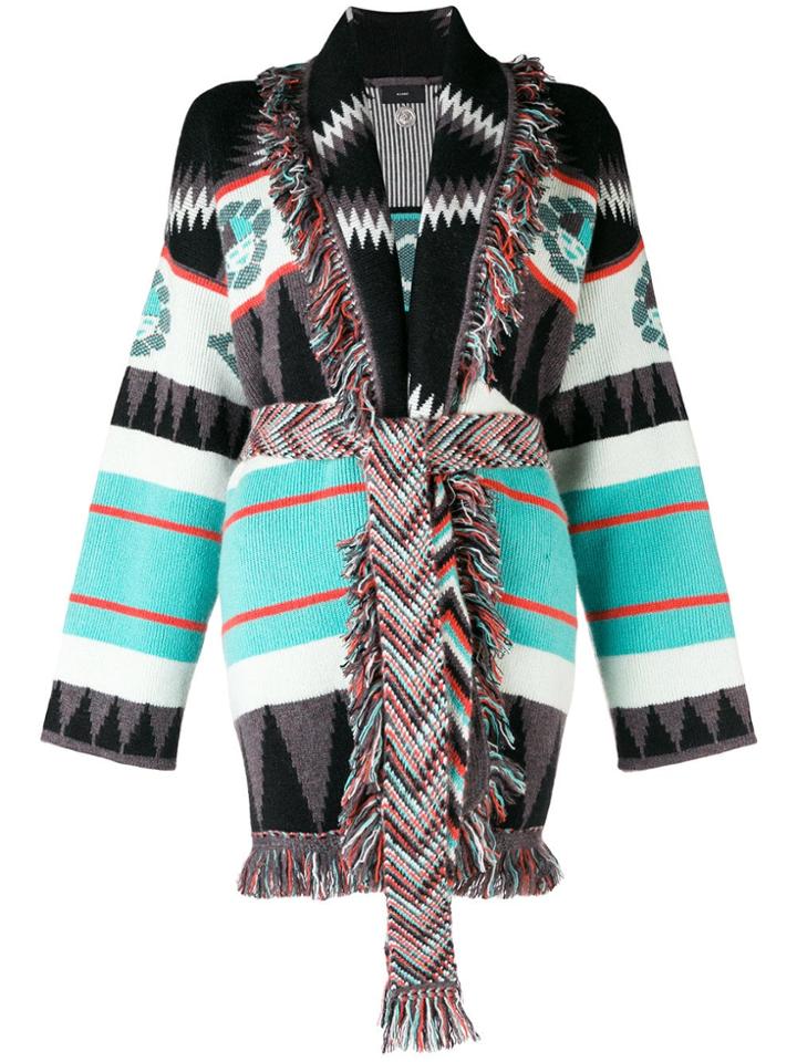 Alanui Ethnic Cardigan - Black