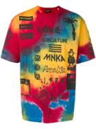 Mauna Kea Tie Dye Print T-shirt - Red
