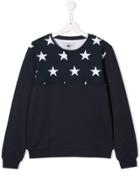 Macchia J Star Printed Sweatshirt - Blue
