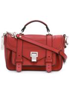 Proenza Schouler - Ps1 Satchel - Women - Leather - One Size, Red, Leather