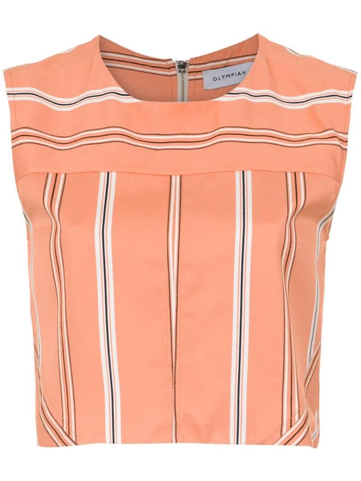 Olympiah Piaggia Cropped Top - Yellow