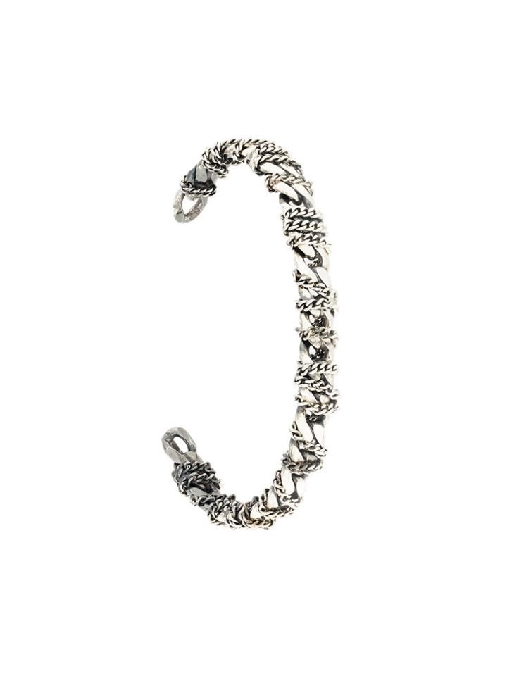 Emanuele Bicocchi Chain Cuff Bracelet - Metallic