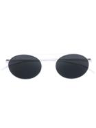 Mykita X Maison Margiela Classic Round-frame Sunglasses - White