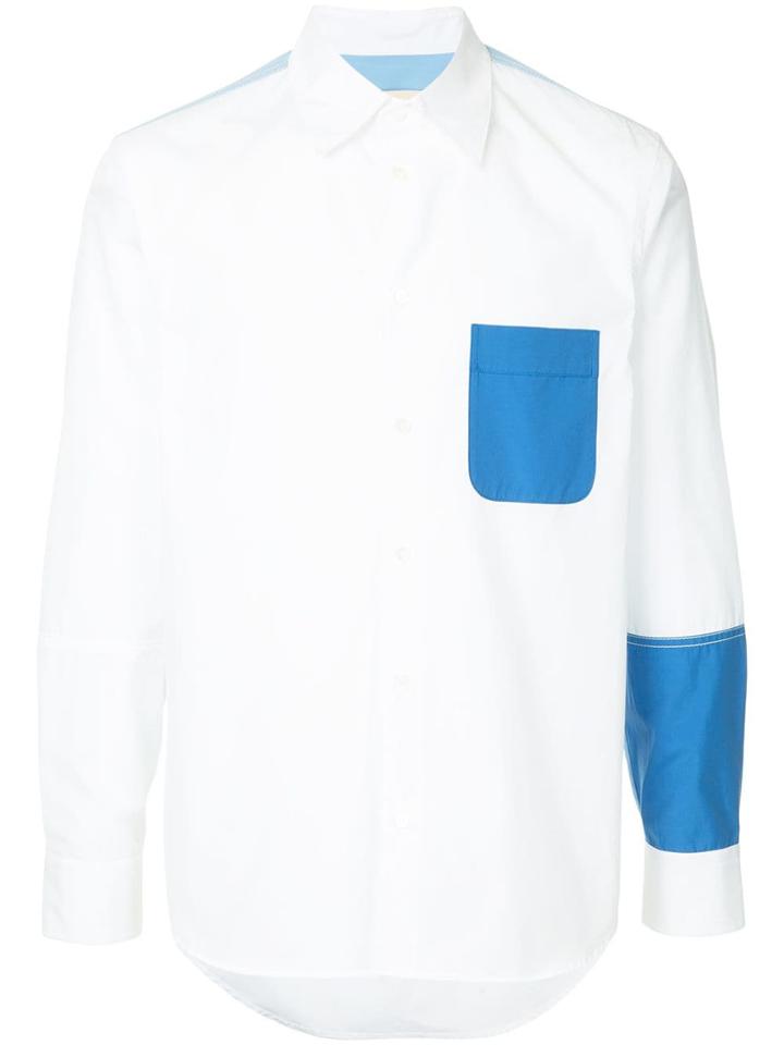 Marni Colour Block Shirt - White