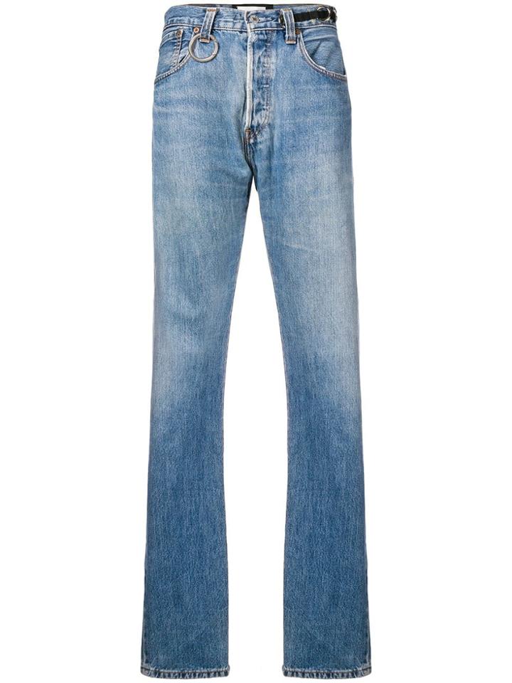 Night Market High Rise Straight Jeans - Blue
