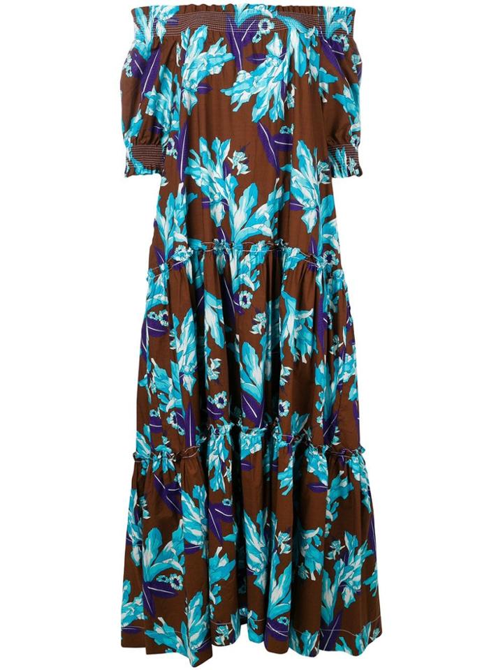 P.a.r.o.s.h. Strapless Dress - Brown
