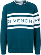 Givenchy Logo Crew Neck Sweatshirt - Blue