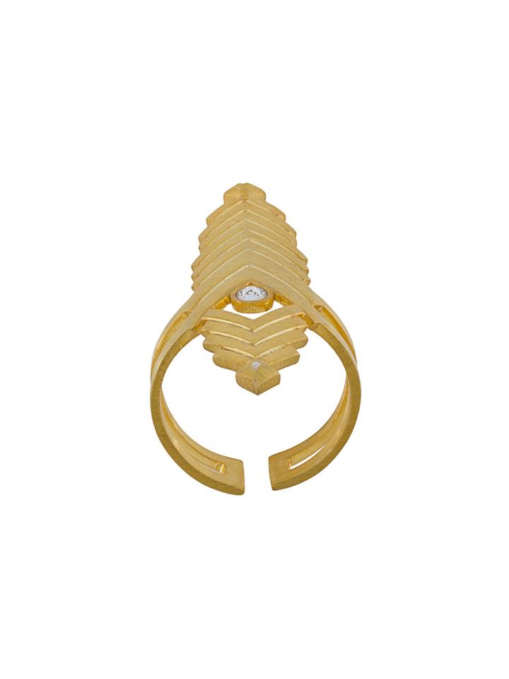 Charlotte Valkeniers Supernova Ring - Metallic