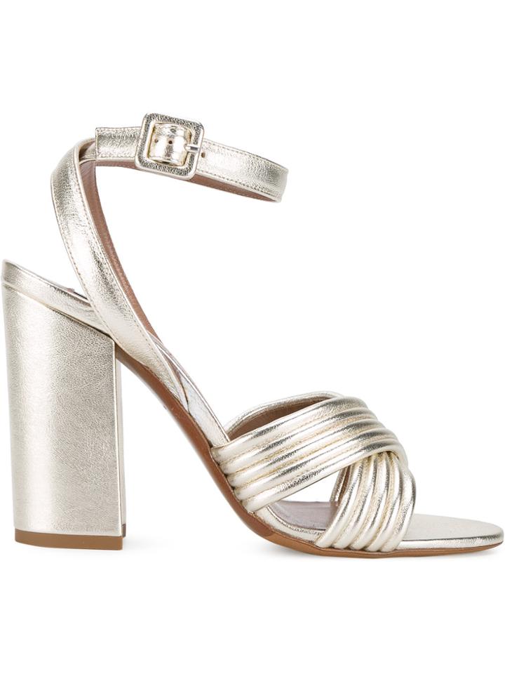 Tabitha Simmons Metallic Nora Sandals