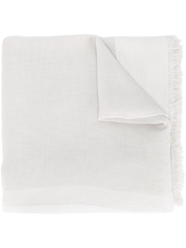 Faliero Sarti - Wrap Scarf - Women - Silk/polyamide/modal - One Size, Women's, Nude/neutrals, Silk/polyamide/modal
