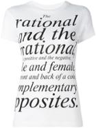Moschino Vintage Quote Printed T-shirt