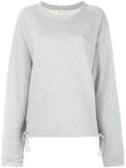 Faith Connexion Elongated Sleeves Sweatshirt - Grey
