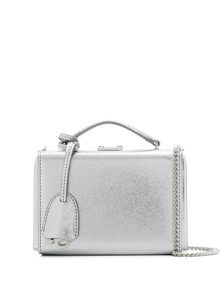 Mark Cross Small Grace Box Bag - Silver