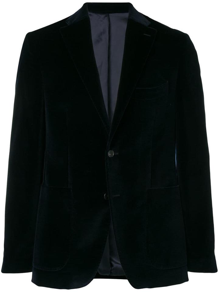 Salle Privée Esben Single Breasted Blazer - Blue