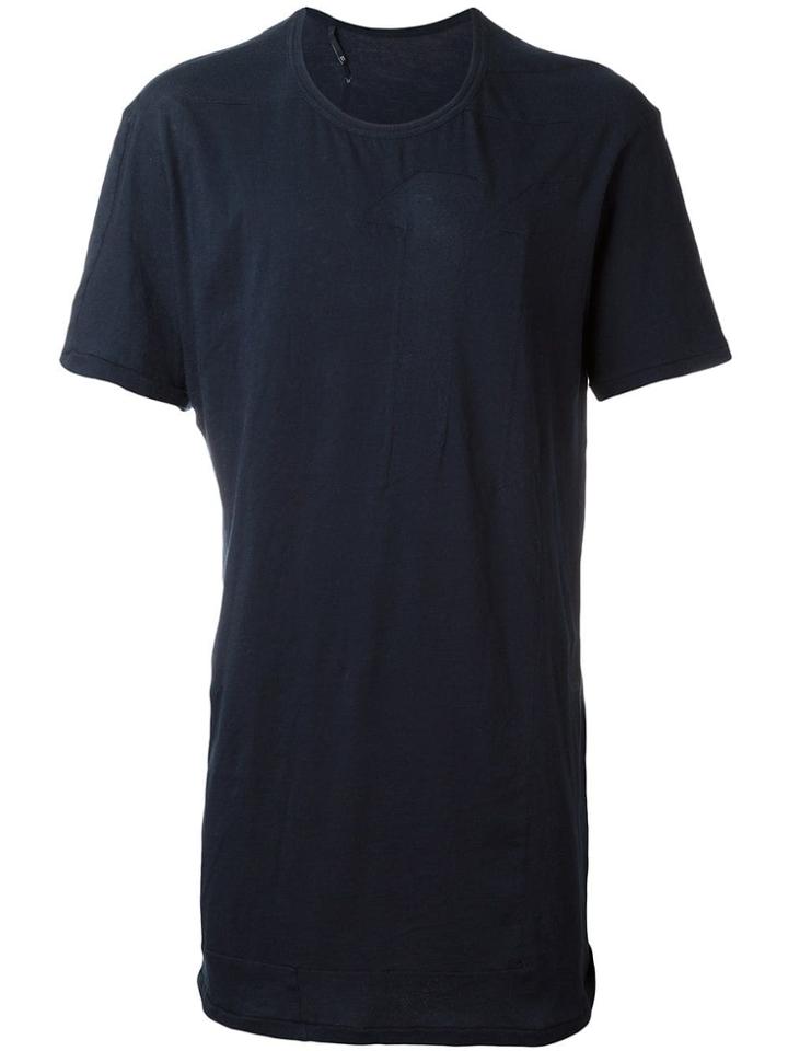 11 By Boris Bidjan Saberi 'perforated 11' T-shirt - Blue