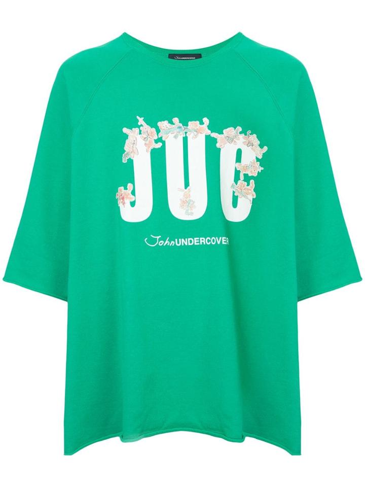 John Undercover Juc Oversized T-shirt - Green