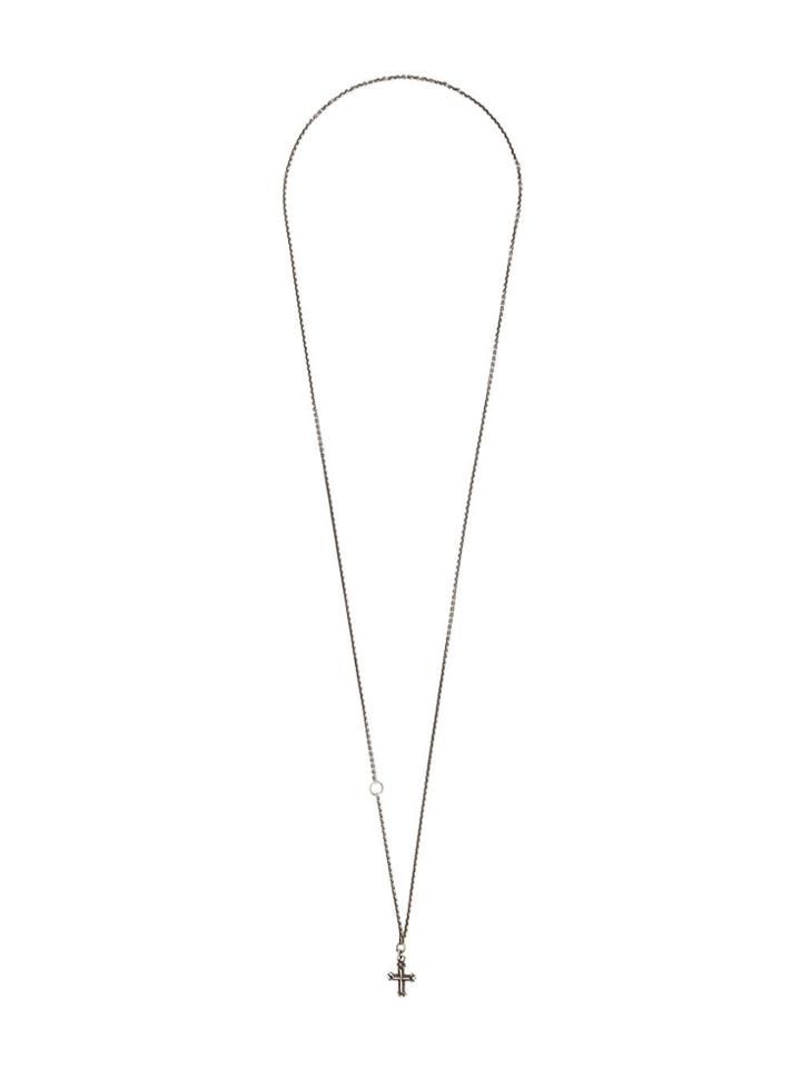 Werkstatt:münchen Cross Pendant Necklace - Silver