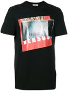 Versus - Branded Printed T-shirt - Men - Cotton - L, Black, Cotton