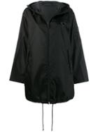 Prada Technical Waterproof Parka - Black