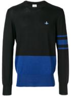 Vivienne Westwood Man Embroidered Logo Jumper - Black