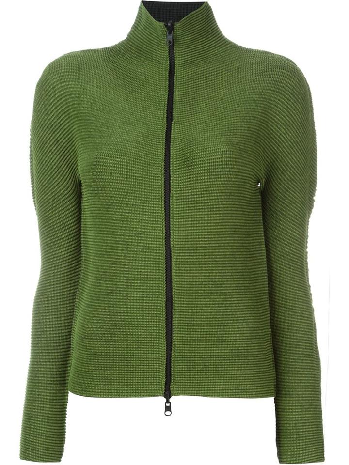 Issey Miyake Cauliflower Structured Zipped Jacket