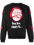 Haculla True Love Never Die Sweatshirt, Men's, Size: Large, Black, Cotton/polyester
