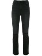 Frame Denim - Busted Knee Jeans - Women - Cotton/polyester/spandex/elastane/modal - 29, Black, Cotton/polyester/spandex/elastane/modal