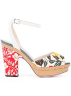 Fendi Peep-toe Sandals - Multicolour