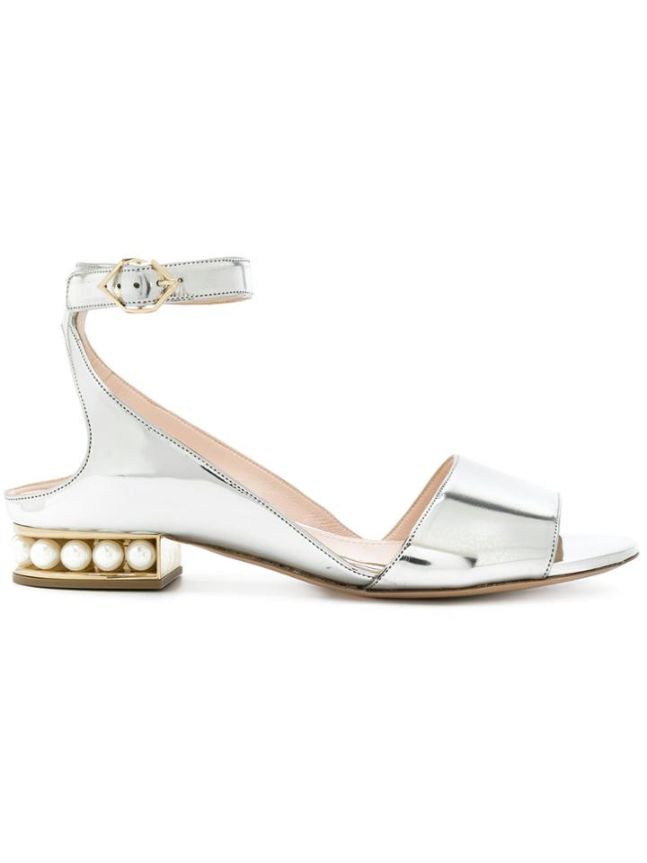 Nicholas Kirkwood Lola Pearl Sandals - Metallic