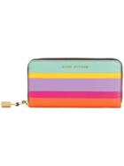 Marc Jacobs Striped Long Logo Wallet - Multicolour