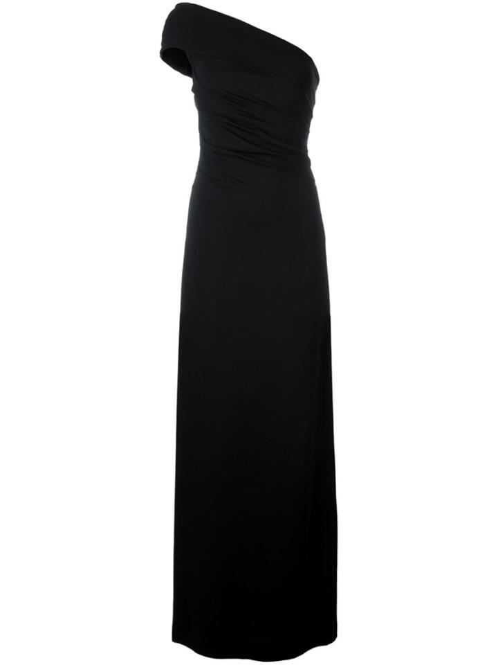 Dsquared2 One Shoulder Fitted Dress - Black
