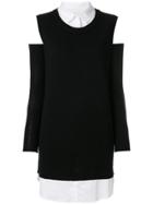 Twin-set Layered Shirt Jumper - Black