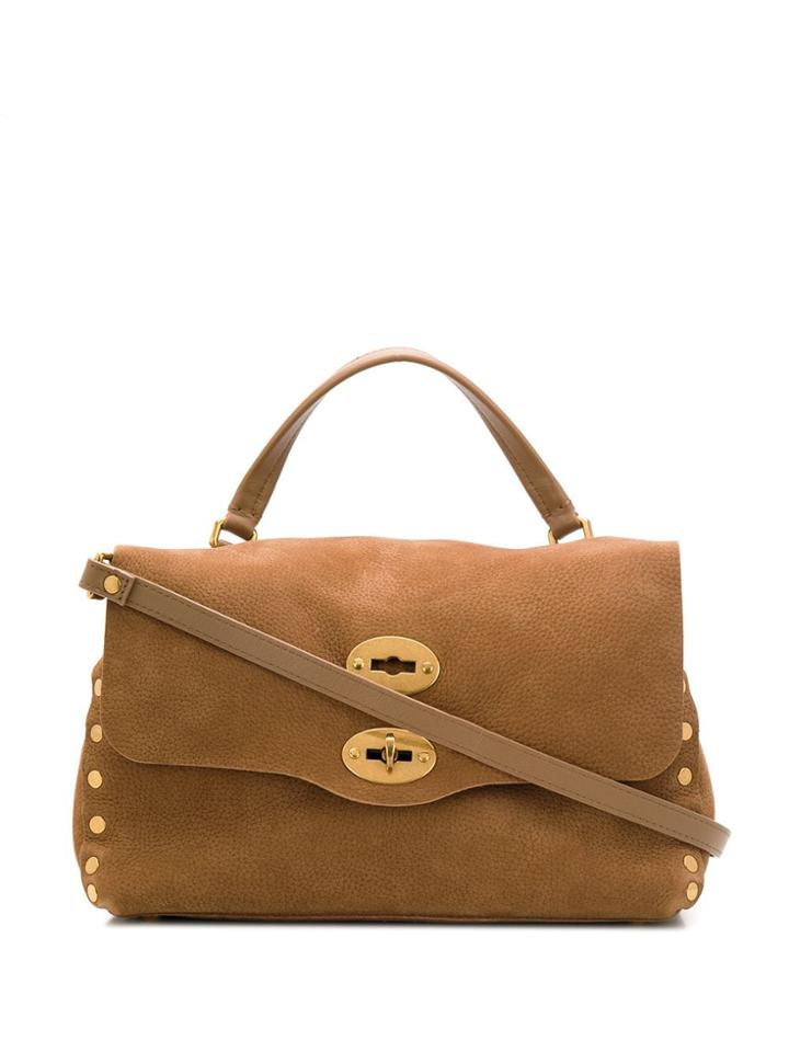 Zanellato Textured-effect Tote Bag - Brown