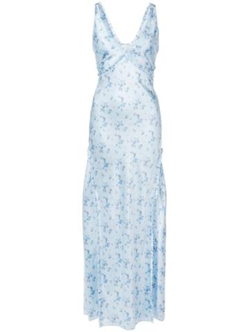 Love Shack Fancy Kendall Dress - Blue